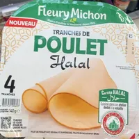 Tranches de poulet halal