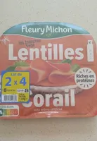 Tranches végé Lentilles Corail