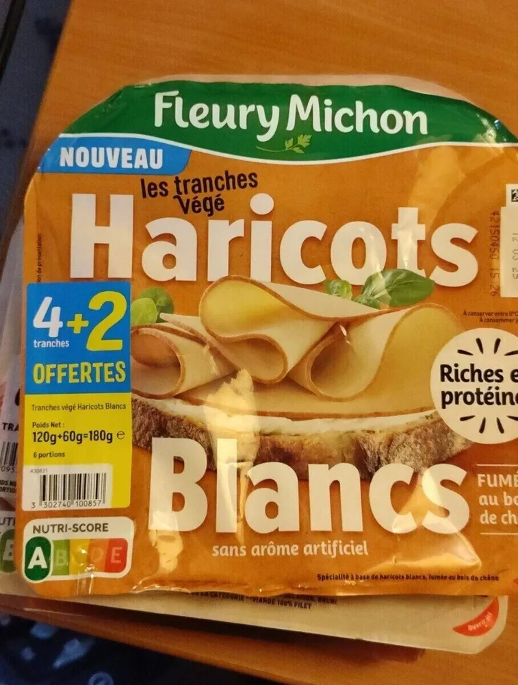les tranches Végé Haricots Blancs