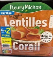 les tranches Végé Lentilles Corail