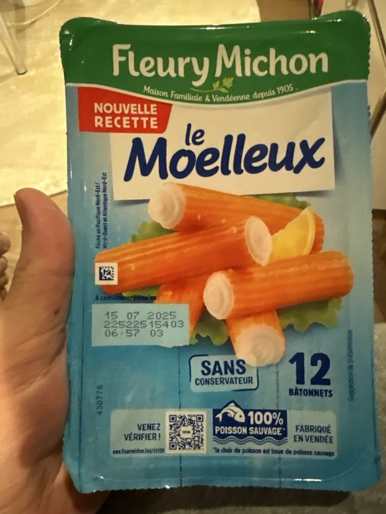 Surimi Batonnets Le Moelleux
