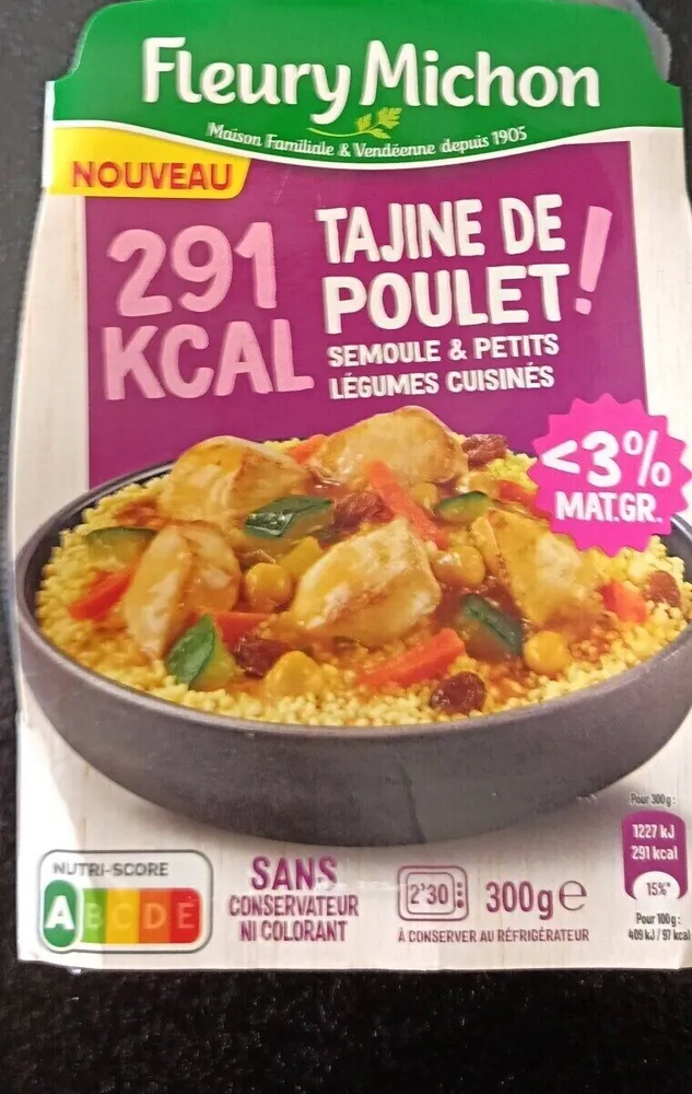 TAJINE DE POULET! SEMOULE & PETITS LÉGUMES CUISINÉS
