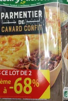 Parmentier de canard confit