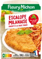 Escalope milanaise & spaghetti à la sauce tomate