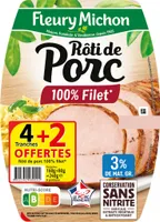 Rôti de Porc cuit - 100% filet - Sans Nitrite