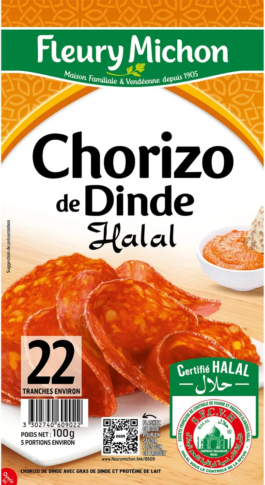 Chorizo de Dinde - Halal