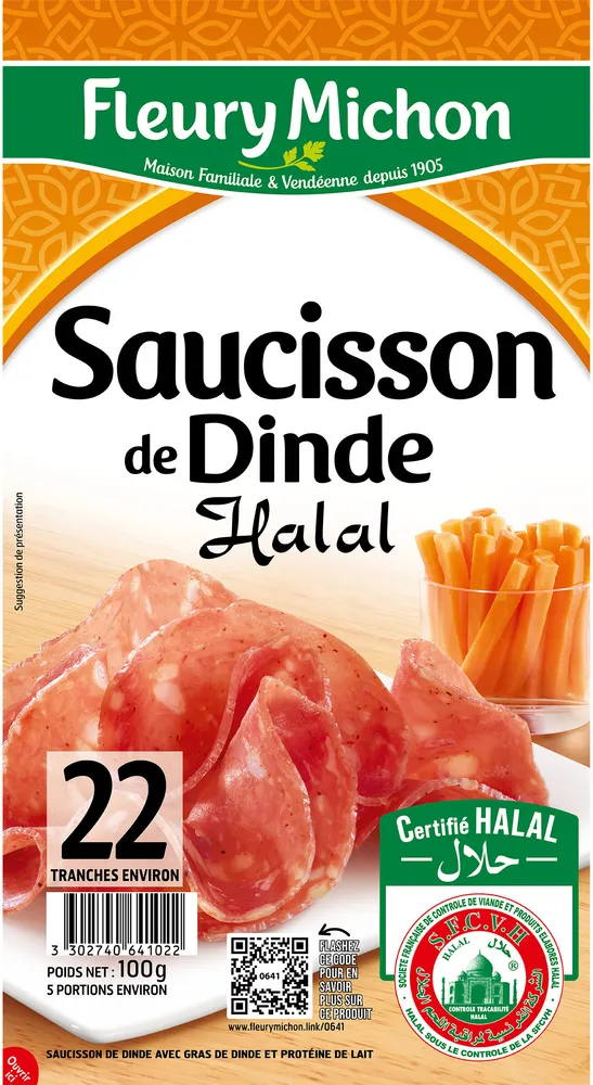 Saucisson de Dinde - Halal
