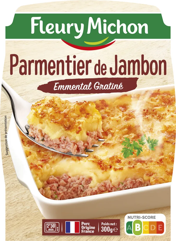 Parmentier de Jambon Emmental Gratiné