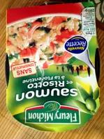 Saumon et risotto à la florentine