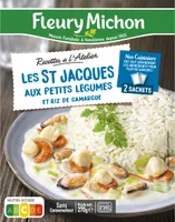 Les St-Jacques aux Petits Légumes et Riz de Camargue