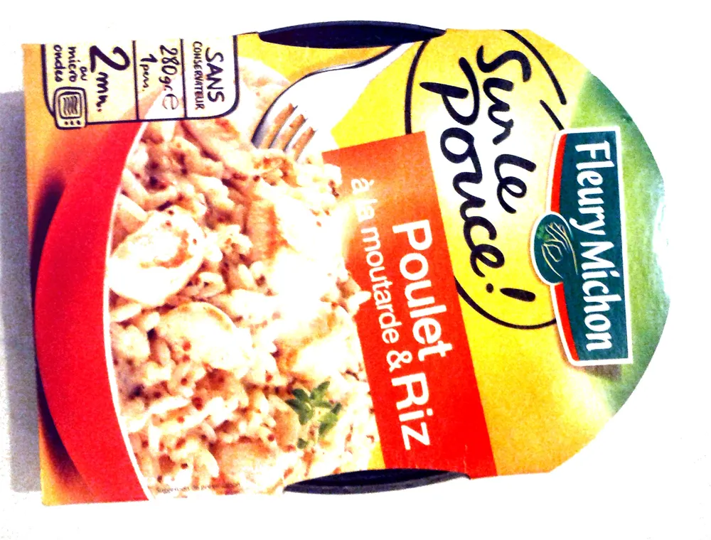 Sur le Pouce ! : Poulet à la moutarde & Riz