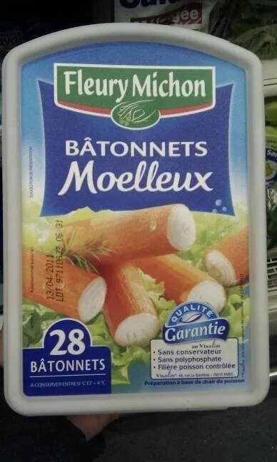 Bâtonnets moelleux