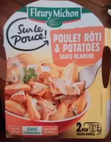 Poulet rôti & potatoes sauce blanche