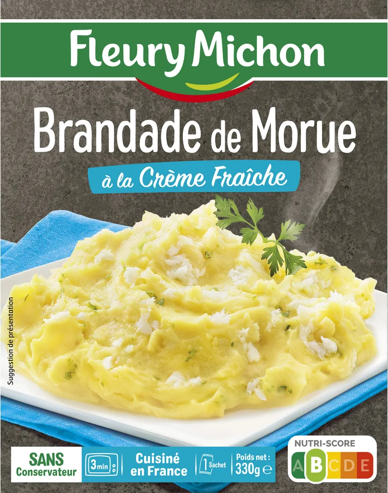 Brandade de Morue à la Crème Fraîche