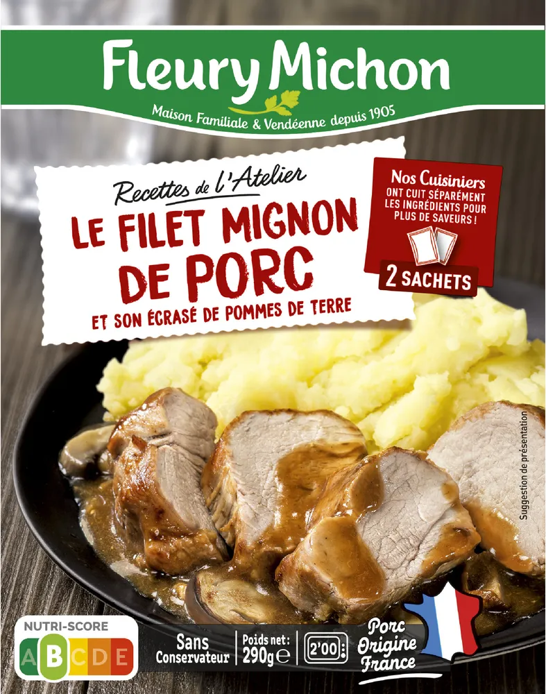 Le Filet Mignon de Porc et son écrasé de pommes de terre