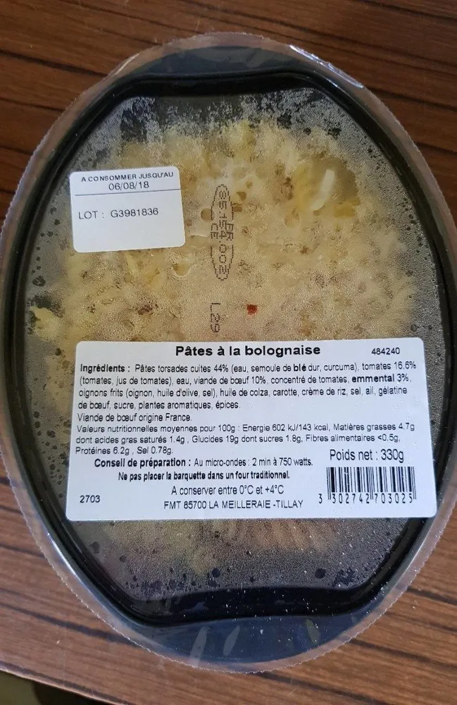 Pâte bolognaise