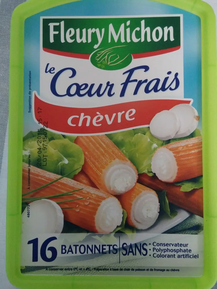 le Cœur Frais chèvre (16 Bâtonnets)