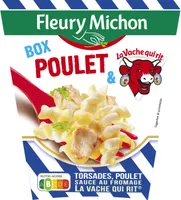 BOX POULET & LA VACHE QUI RIT® (torsades, poulet sauce au fromage la vache qui rit®)