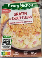 Gratin de Choux-Fleurs au Jambon & à l'emmental