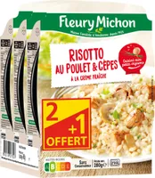 Risotto au Poulet aux Cèpes