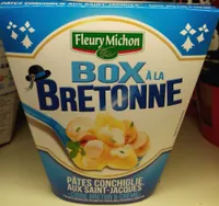 Box à la Bretonne (Pâtes conchiglie aux Saint-Jacques*, cidre breton & crème)