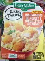 Sur le pouce! Mini nuggets de poulet & coquillettes au fromage