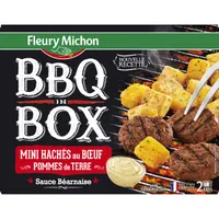 BBQ IN BOX mini hachés au boeuf & pommes de terre sauce béarnaise