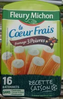 Le Cœur frais - Bâtonnets aux Fromage et 3 Poivres