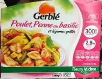Poulet, Penne au basilic et légumes grillés (2,8% MG)