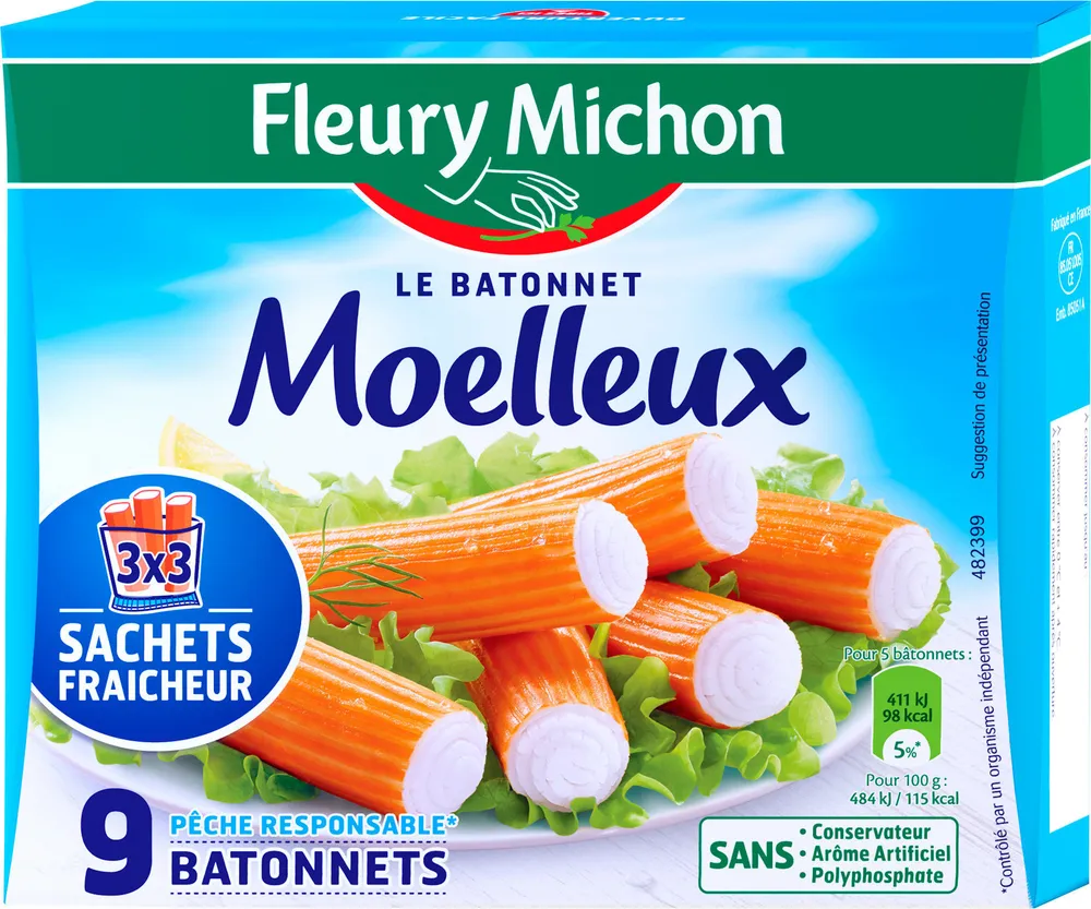 Le bâtonnet Moelleux - 9 bâtonnets