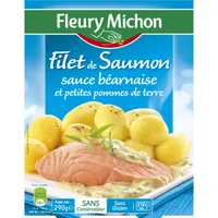 Filet de Saumon sauce béarnaise et petites pommes de terre