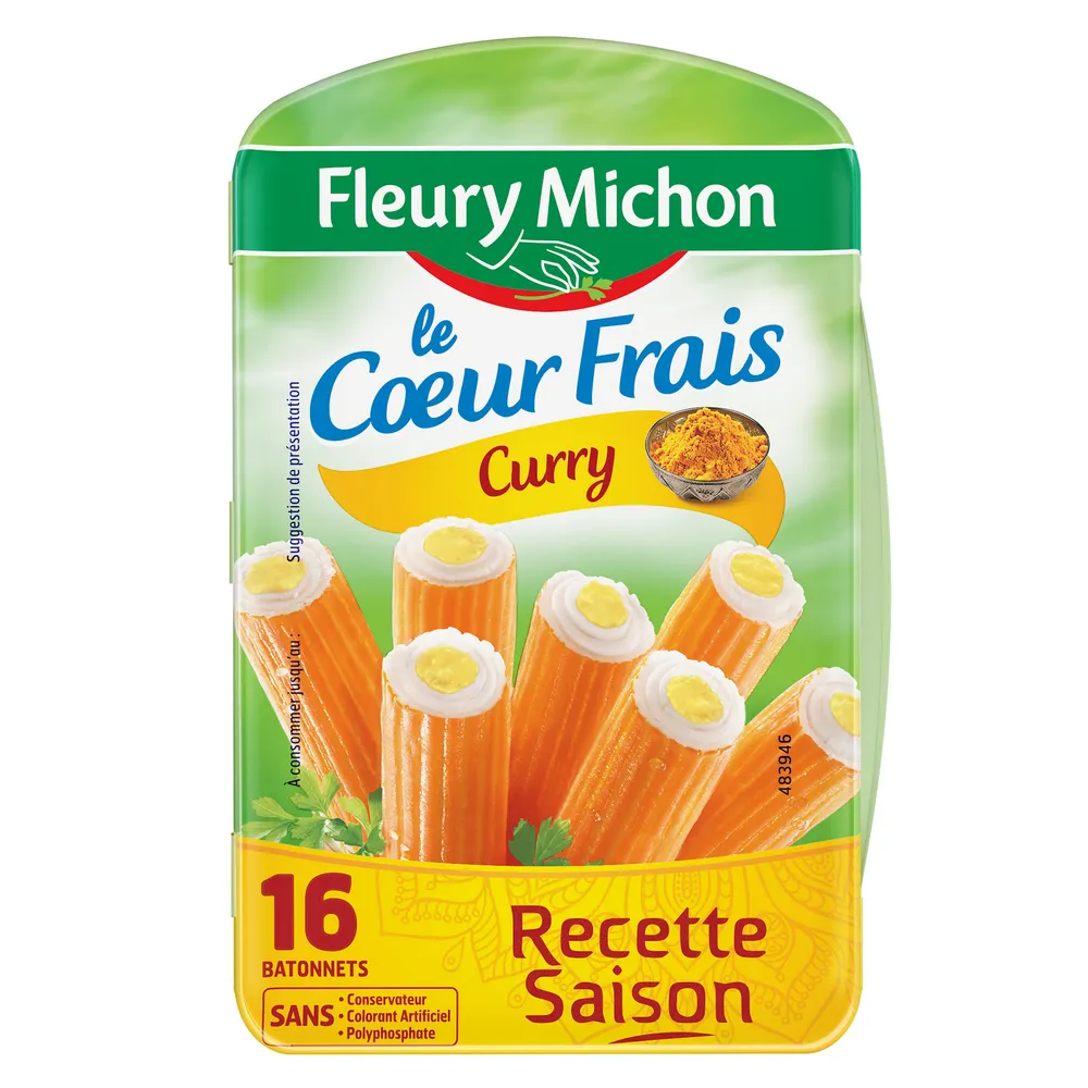 Le Coeur Frais Bleu- 16 bâtonnets