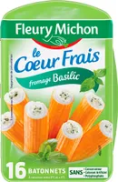 Le Coeur Frais fromage basilic - 16 bâtonnets