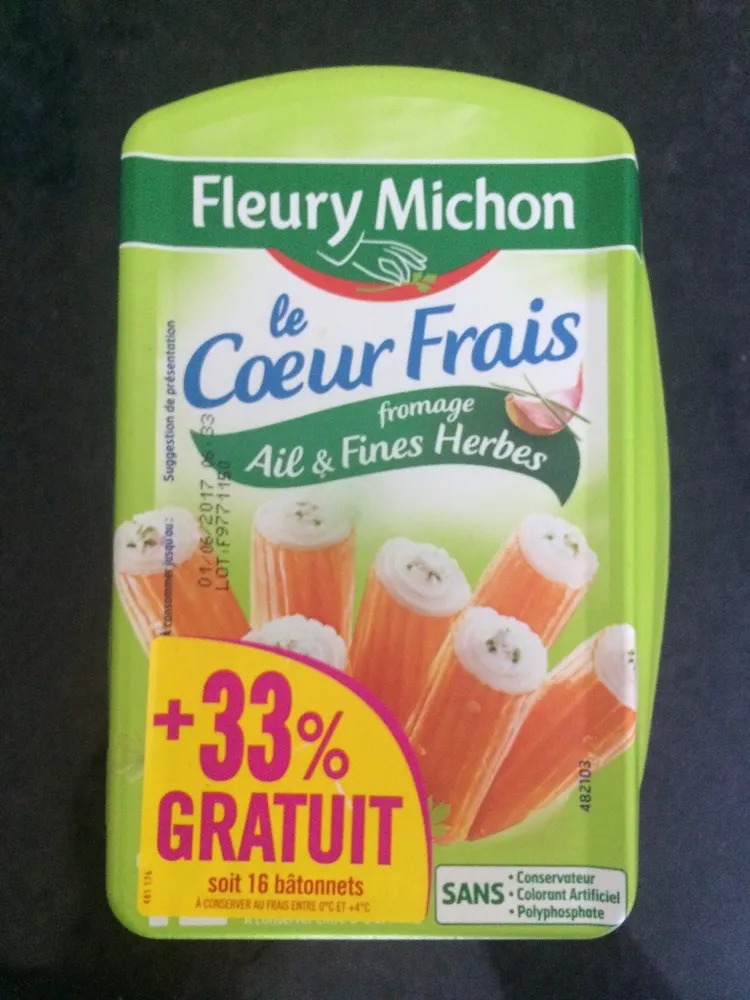 Le Coeur Frais Fromage Ail et Fines Herbes