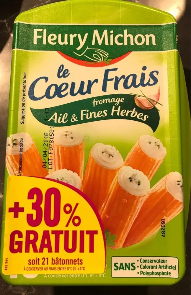 le coeur frais ail & fines herbes
