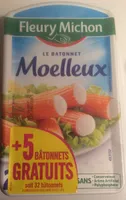 Bâtonnet de crabe moelleux