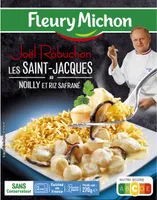 Les Saint-Jacques au Noilly et riz safrané