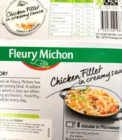 Filets de poulet rôti sauce à la crème