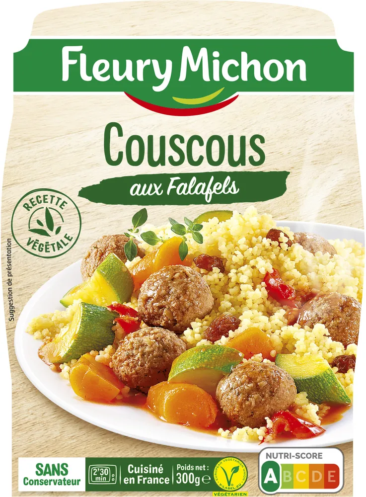 Couscous aux falafels