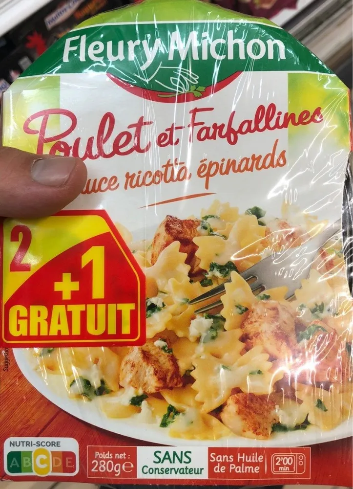 Poulet et farfalline