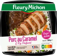 Porc au caramel & riz parfumé