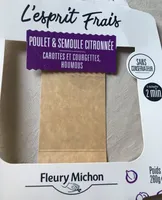 L'esprit frais poulet et semoule citronné