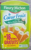 Le coeur frais fromage ail &fines herbes