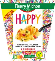 BOX HAPPY - Pâtes coquillages, sauce au lait de coco, légumes, épices et gingembre
