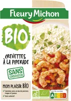 Crevettes à la piperade