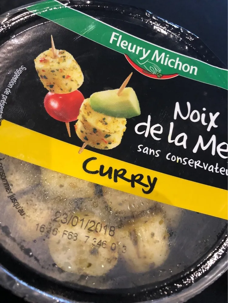 NOIX DE LA MER CURRY APERO