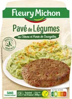 Pavé de Légumes au Chèvre et Purée de Courgettes