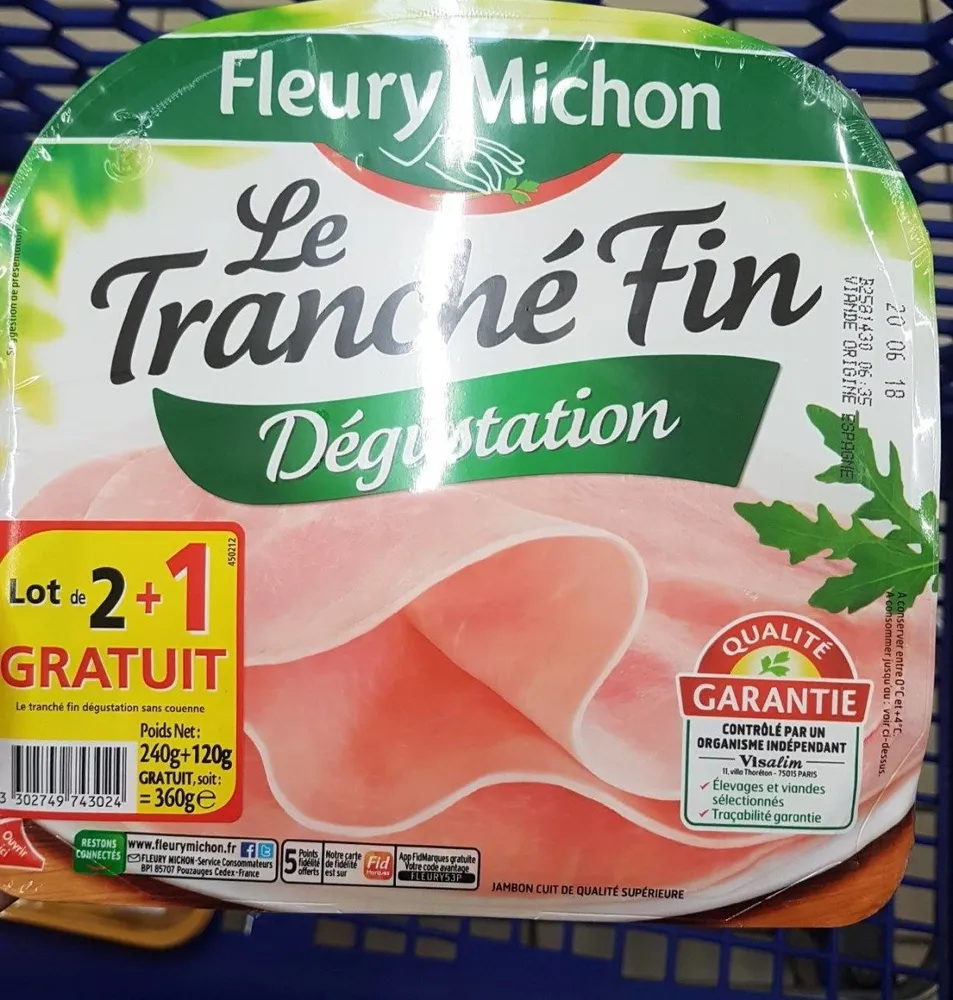 Le tranché fin dégustation