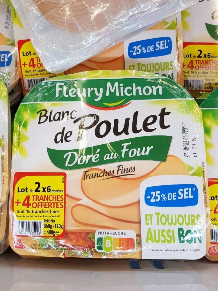Blanc de poulet doré au four