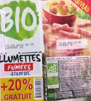 Allumettes fumees bio